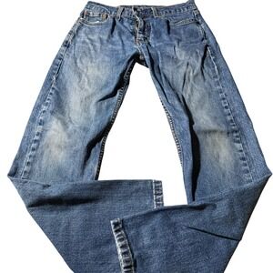 Levi Strauss & Co Jeans‎ Denim Blue Men's SIZE 30X30 505 Button Pocket Zip Men